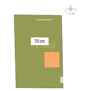 Дом 240м&sup2;, 2-этажный, участок 7 сот.  