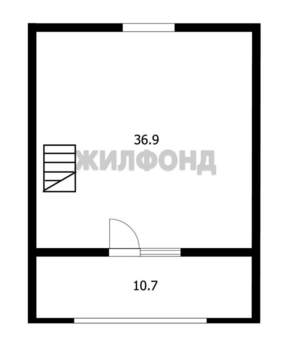 Дом 85м&sup2;, 2-этажный, участок 10 сот.  