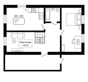 Дом 240м², 2-этажный, участок 8 сот.  