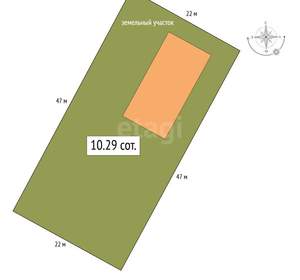 Дом 128м², 1-этажный, участок 10 сот.  