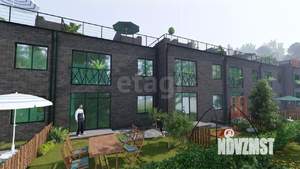 Таунхаус 170м&sup2;, 2-этажный, участок 2 сот.  