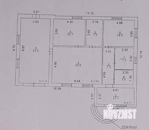 Дом 146м², 1-этажный, участок 10 сот.  