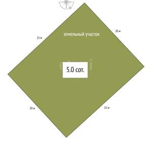 Дом 76м&sup2;, 2-этажный, участок 5 сот.  
