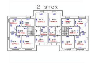 Таунхаус 222м&sup2;, 3-этажный, участок 8 сот.  