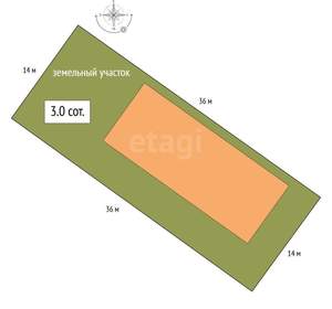 Дом 120м&sup2;, 2-этажный, участок 5 сот.  