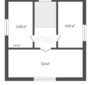 Дача 140м², 2-этажный, участок 5 сот.  
