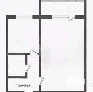 1-к квартира, вторичка, 31м2, 3/5 этаж