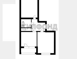 2-к квартира, вторичка, 58м2, 1/9 этаж