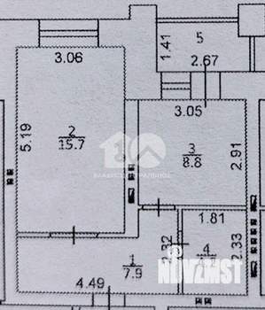 1-к квартира, вторичка, 37м2, 7/9 этаж