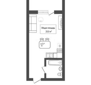 Студия квартира, вторичка, 20м2, 4/9 этаж