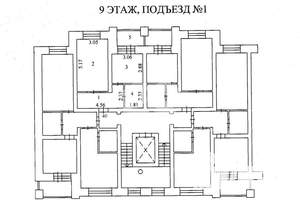 1-к квартира, вторичка, 37м2, 9/9 этаж
