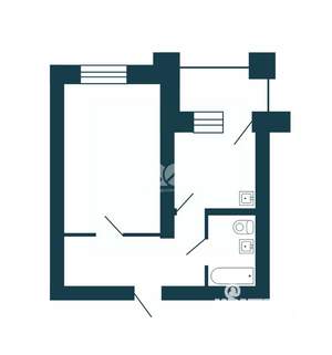 1-к квартира, вторичка, 37м2, 6/9 этаж